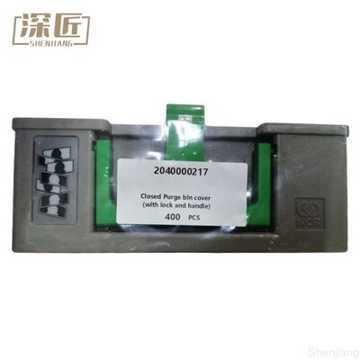 qualità  2040000217 NCR Closed Purge Bin Cover with Lock and Handle ATM Machine Parts for NCR S1 Reject Cassette 4450693308 445-0693308 Fabbrica