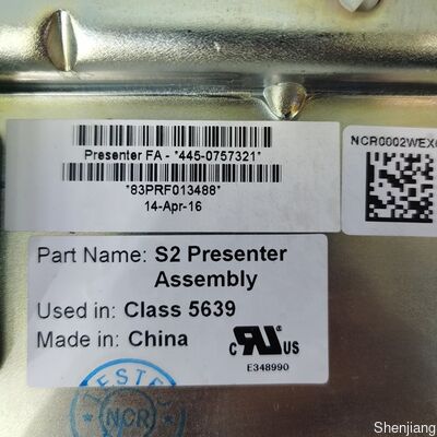 NCR 4450757321 S2 Presenter Assembly F&A FRU 66xx ATM Module di ricambio