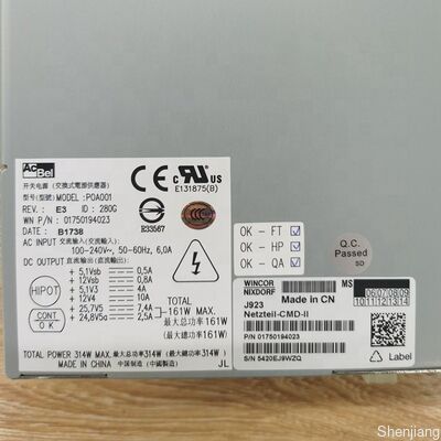 Wincor 1750194023 Alimentatore CMD II 161w C4060 Ricambi ATM