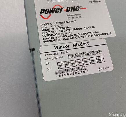 Il BANCOMAT di Wincor parte il gruppo di alimentazione centrale 24V 1750069162 01750069162 dell'alimentazione elettrica di Wincor Procash Magnetek 3D62-32-1 III