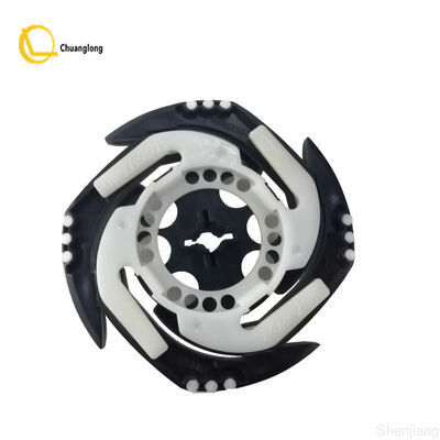 I pezzi di ricambio di BANCOMAT di Wincor da vendere XE di plastica hanno lasciato a ruota del nero dell'impilatore l'attrezzatura finanziaria 1750046771 01750046771