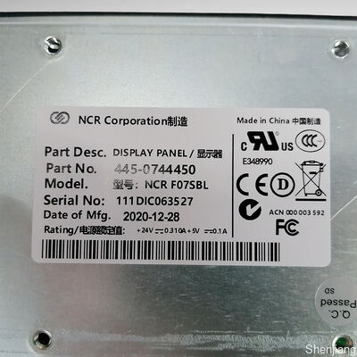 445-0744450 ELENCO PARTI NCR FO7SBL DISPLAY PANEL