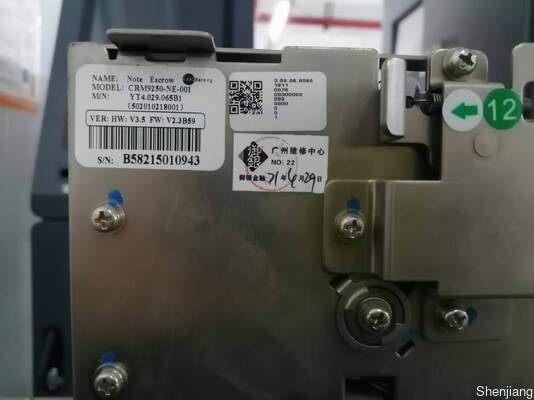 Parti di macchine bancomat GRG Banca H68N Nota di riserva CRM9250-NE-001 YT4.029.065