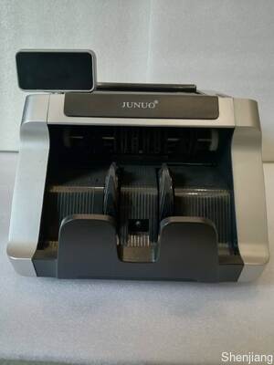 JUNUO C05 Contabanconote Macchina Contamonete Rilevatore Nero con Display LED