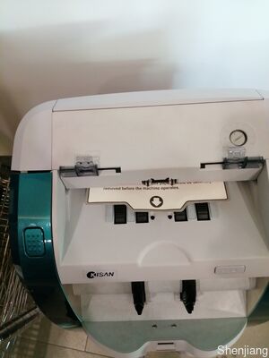 Macchina di smistamento banconote Kisan Money Counter Detector Blu con display a LED Smart K3 S16E01-3659