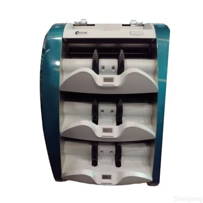 Macchina di smistamento banconote Kisan, rilevatore di conteggio denaro, Blue Smart K3 S16E01-3659