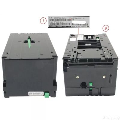 FUJITSU F53 F56 KD03234-C520 Dispensatore di bollette Cassetta di contanti KD02881-Y525 Cassetta PRESSIONE FRONTALE PLACE 38038445
