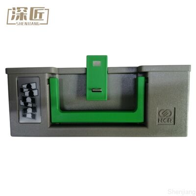 2040000217 NCR Coperchio di contenitore di depurazione chiuso con serratura e maniglia Parti della macchina ATM per NCR S1 Cassetta di rifiuto 4450693308 445-0693308