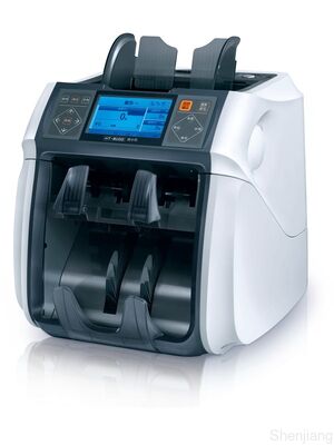 Tasca libera del doppio di Smart CIS Banknote Sorter Machine SJ-9100 di manutenzione