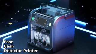 Rilevatore di banconote multivaluta portatile SJ668 con stampante e garanzia a vita